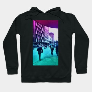 Pastel Brisbane City Print - Edward Street Hoodie